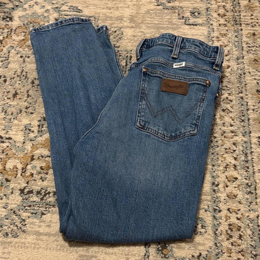 Wrangler Wild West High-Rise 603 Straight Leg Jeans